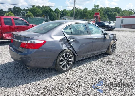 2015 Honda Accord Sport from USA, damaged, VIN 1HGCR2F52FA257554